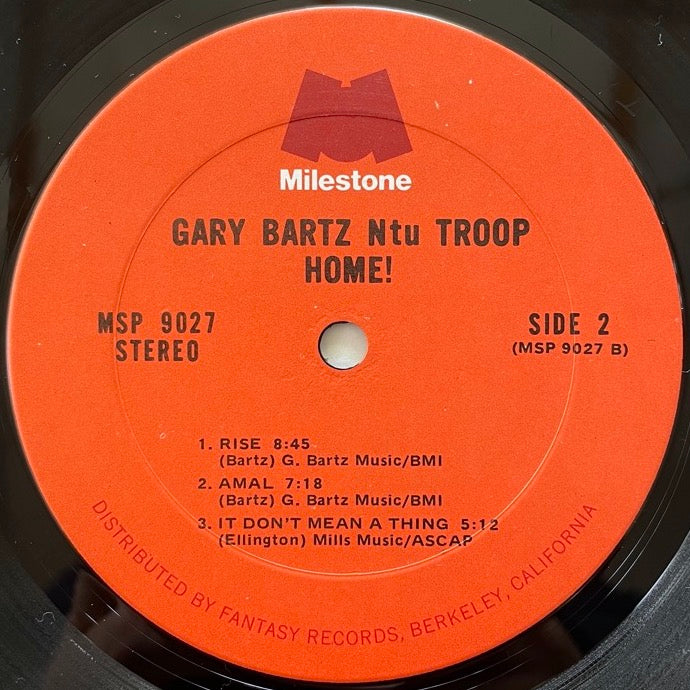 GARY BARTZ NTU TROOP / HOME - US Milestone 2nd