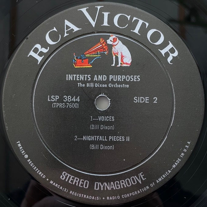 BILL DIXON ORCHESTRA / INTENTS AND PURPOSES - US RCA/Victor original