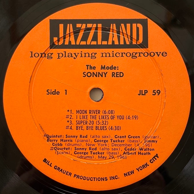 SONNY RED with GRANT GREEN / THE MODE - US Jazzland mono original