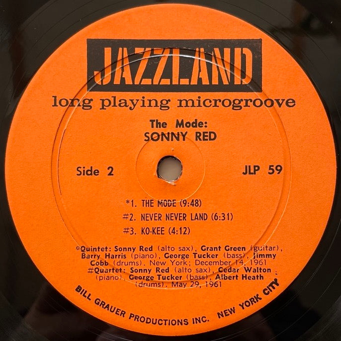 SONNY RED with GRANT GREEN / THE MODE - US Jazzland mono original