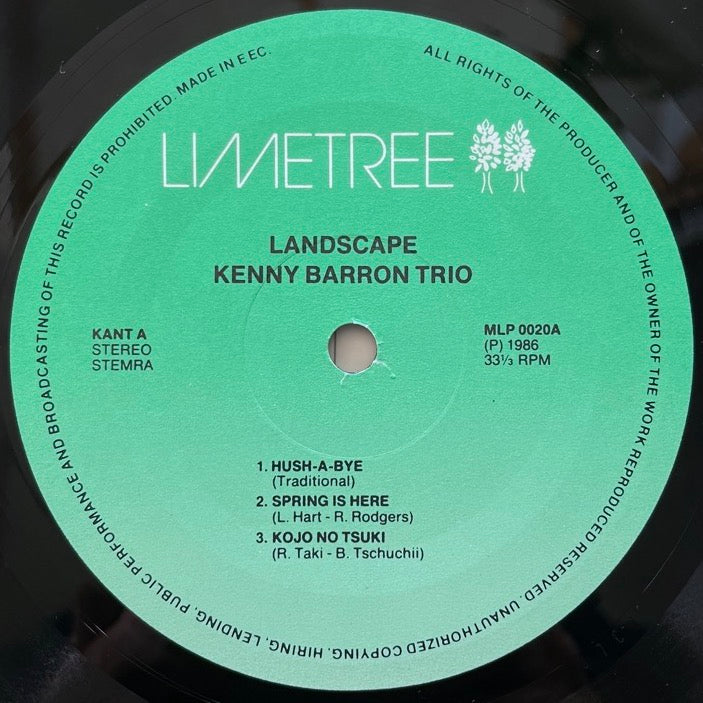 KENNY BARRON TRIO / LANDSCAPE - Dutch Limetree
