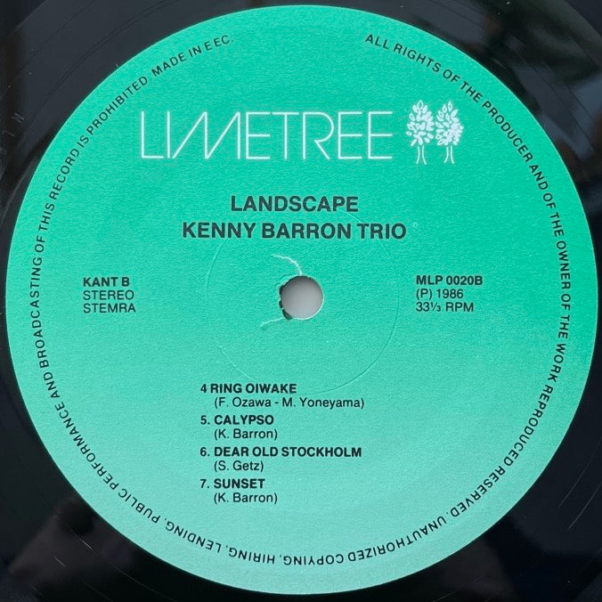 KENNY BARRON TRIO / LANDSCAPE - Dutch Limetree