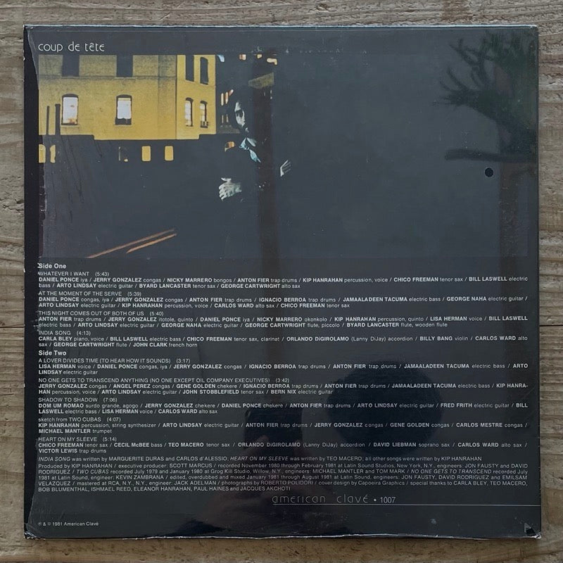 KIP HANRAHAN / COUP DE TETE - US American Clave Original in shrink
