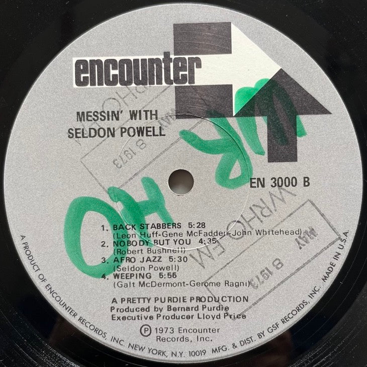 SELDON POWELL / MESSIN' WITH - US Encounter Original