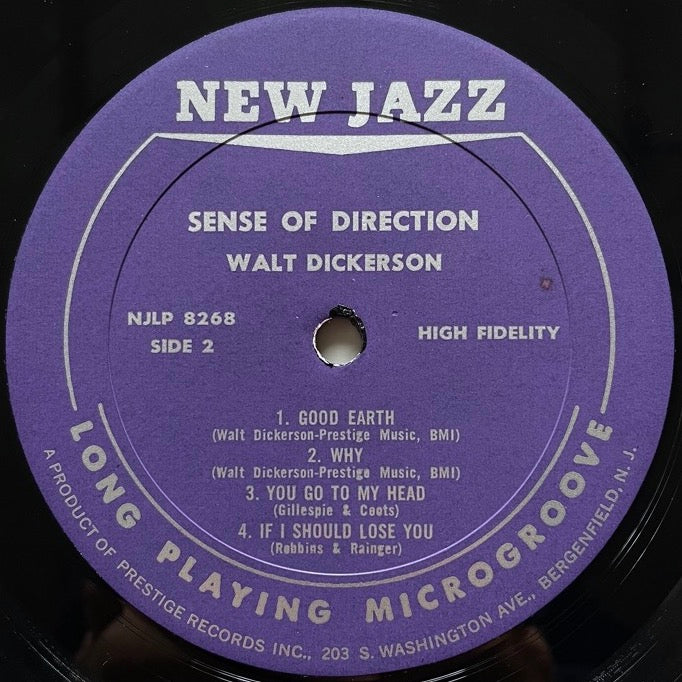 WALT DICKERSON / A SENSE OF DIRECTION - US New Jazz