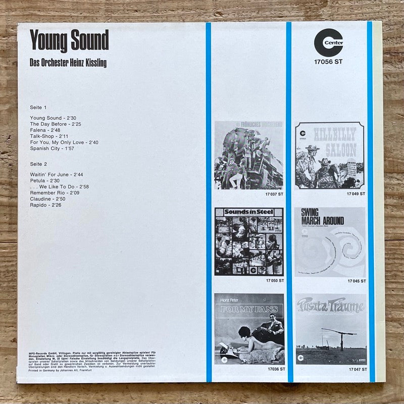 DAS ORCHESTER HEINZ KISSLING / YOUNG SOUND - German Center Original