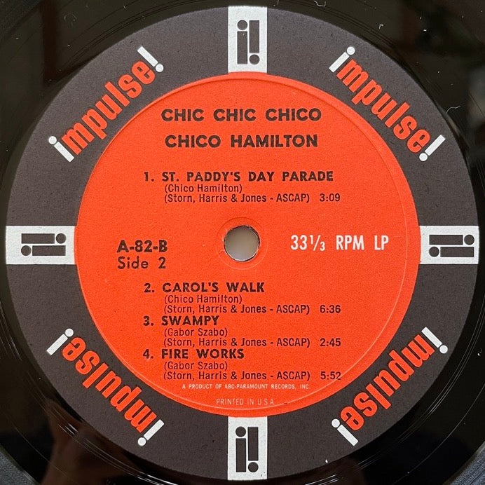 CHICO HAMILTON / CHIC CHIC CHICO - US Impulse mono original