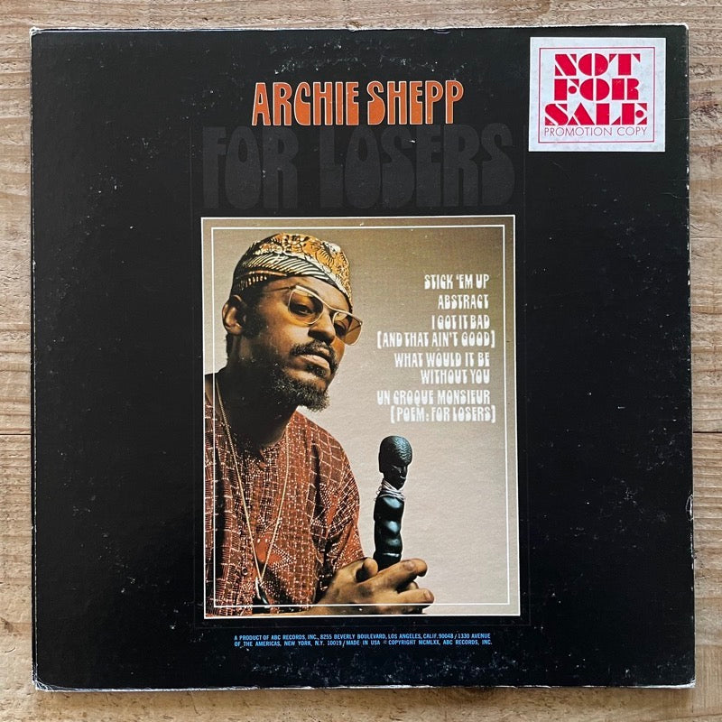 ARCHIE SHEPP / FOR LOSERS - US Impulse original
