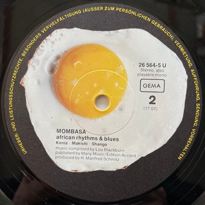 MOMBASA / AFRICAN RHYTHMS & BLUES - German Spiegelei original