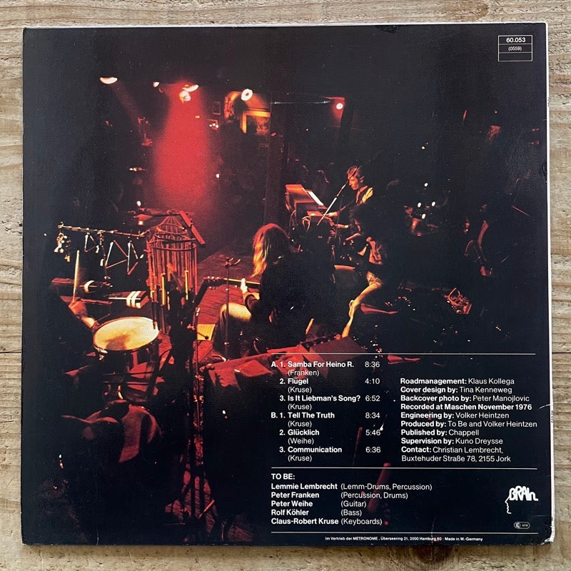 TO BE - German Brain LP