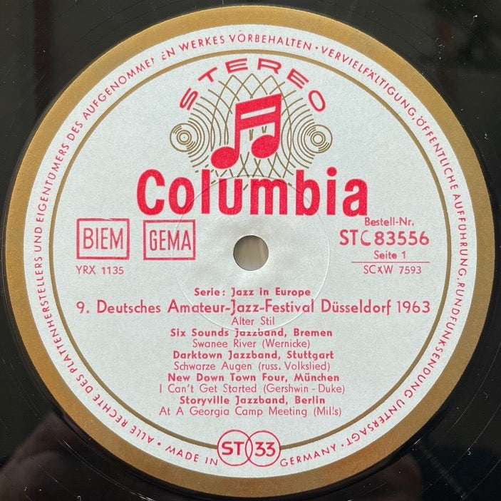 VA / 9. DEUTSCHES AMATEUR-JAZZ-FESTIVAL DUSSELDORF 1963 - German Columbia original