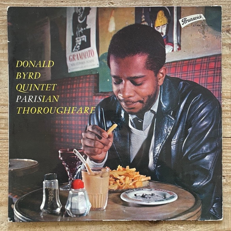 DONALD BYRD / BYRD IN PARIS - French Polydor reissue in original Brunswick sleeve