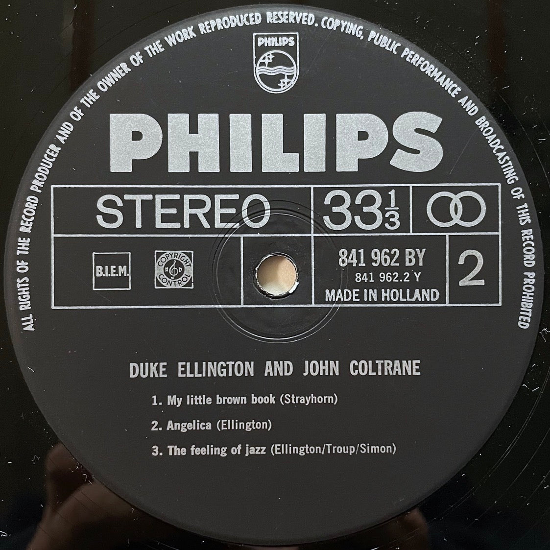 DUKE ELLINGTON & JOHN COLTRANE on Impulse - Dutch Philips