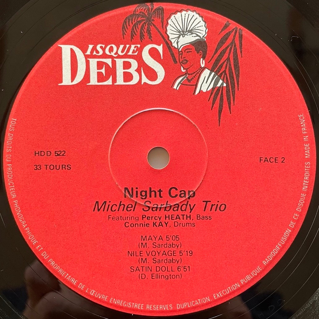 MICHEL SARDABY TRIO / NIGHT CAP - French Debs original
