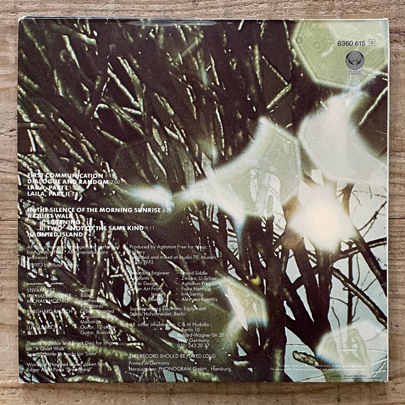 AGITATION FREE / 2ND - German Vertigo Original