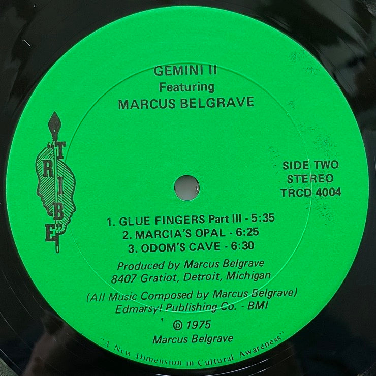 MARCUS BELGRAVE / GEMINI III - US Tribe green label