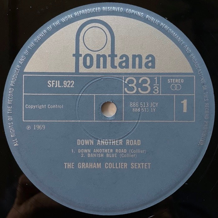 GRAHAM COLLIER SEXTET / DOWN ANOTHER ROAD - UK Fontana original