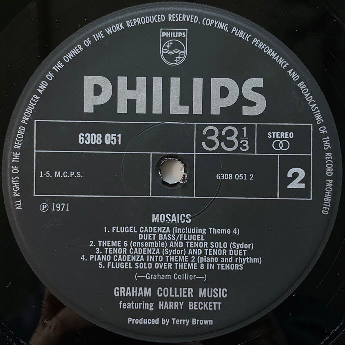 GRAHAM COLLIER MUSIC / MOSAICS - UK Philips original