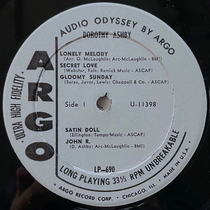 DOROTHY ASHBY on Argo - US mono original