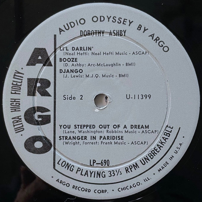 DOROTHY ASHBY on Argo - US mono original