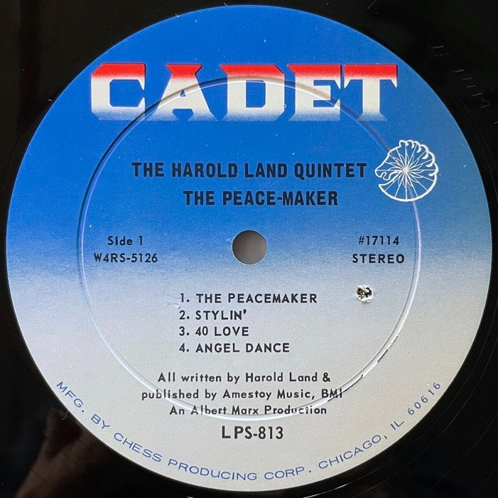 HAROLD LAND QUINTET / THE PEACE-MAKER - US Cadet original