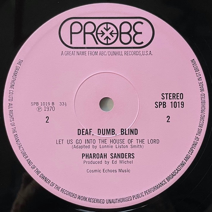 PHAROAH SANDERS / DEAF DUMB BLIND(SUMMUN BUKMUN UMYUN) - UK Probe