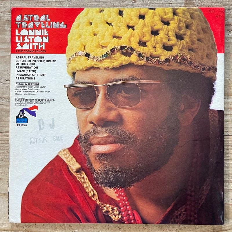 LONNIE LISTON SMITH & THE COSMIC ECHOES / ASTRAL TRAVELING - US Flying Dutchman Promo Original