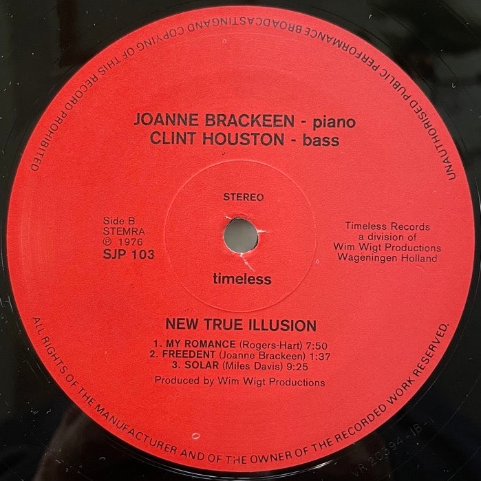JOANNE BRACKEEN - CLINT HOUSTON / NEW TRUE ILLUSION - Dutch Timeless