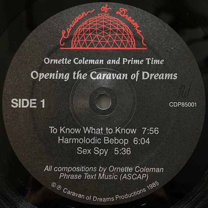 ORNETTE COLEMAN & PRIME TIME / OPENING THE CARAVAN OF DREAMS - US original