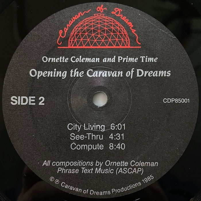 ORNETTE COLEMAN & PRIME TIME / OPENING THE CARAVAN OF DREAMS - US original