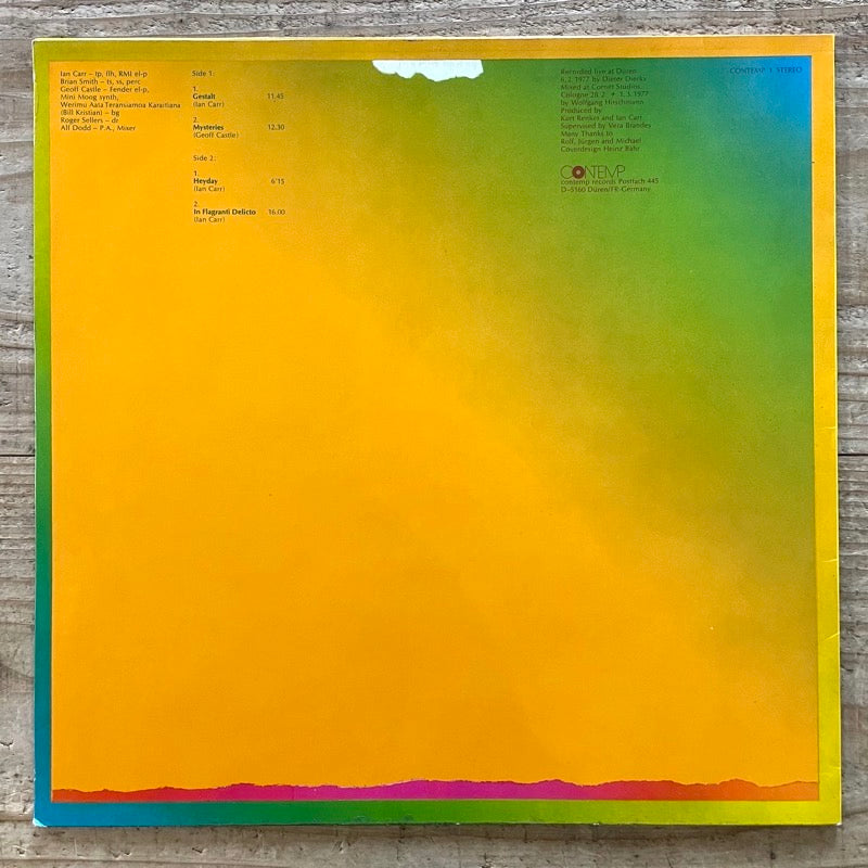 IAN CARR'S NUCLEUS / IN FLAGRANTI DELICTO - German CMP