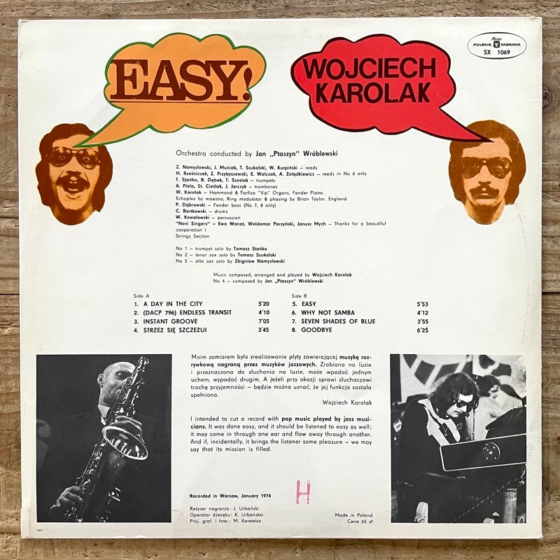 WOJCIECH KAROLAK / EASY! - Polish Muza original