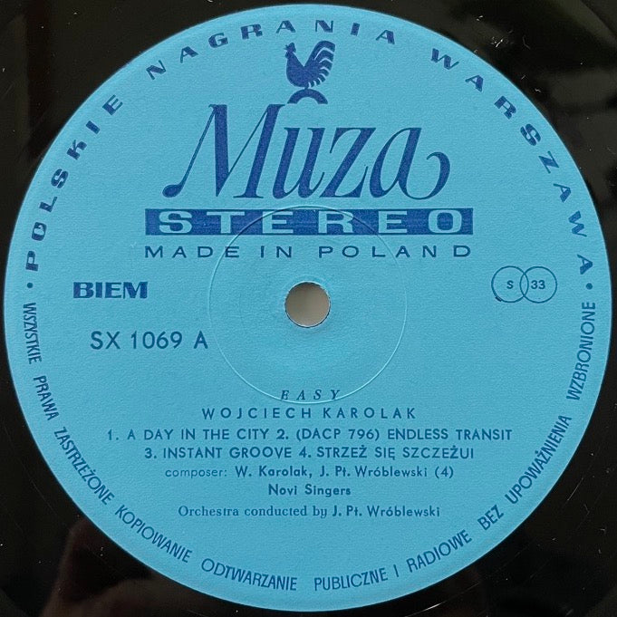 WOJCIECH KAROLAK / EASY! - Polish Muza original