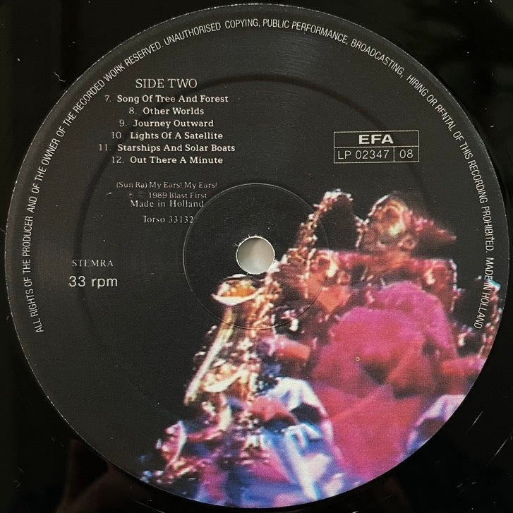 SUN RA AND HIS ARKESTRA / OUT THERE A MINUTE - Dutch EFA