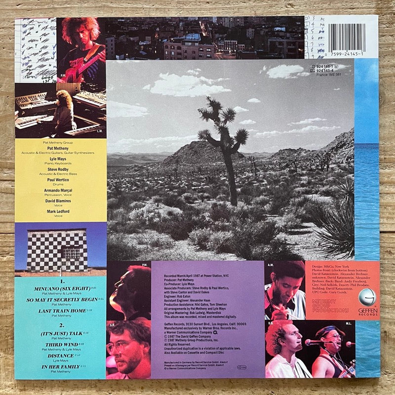 PAT METHENY / STILL LIFE (TALKING) - German Geffen original