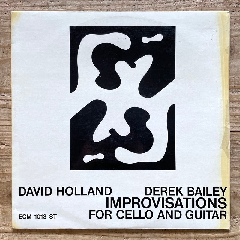 DAVID HOLLAND - DEREK BAILEY / IMPROVISATIONS FOR CELLO AND GUITAR - German ECM