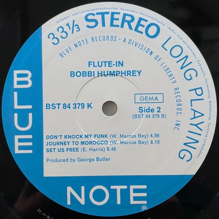 BOBBI HUMPHREY / FLUTE-IN - German Blue Note