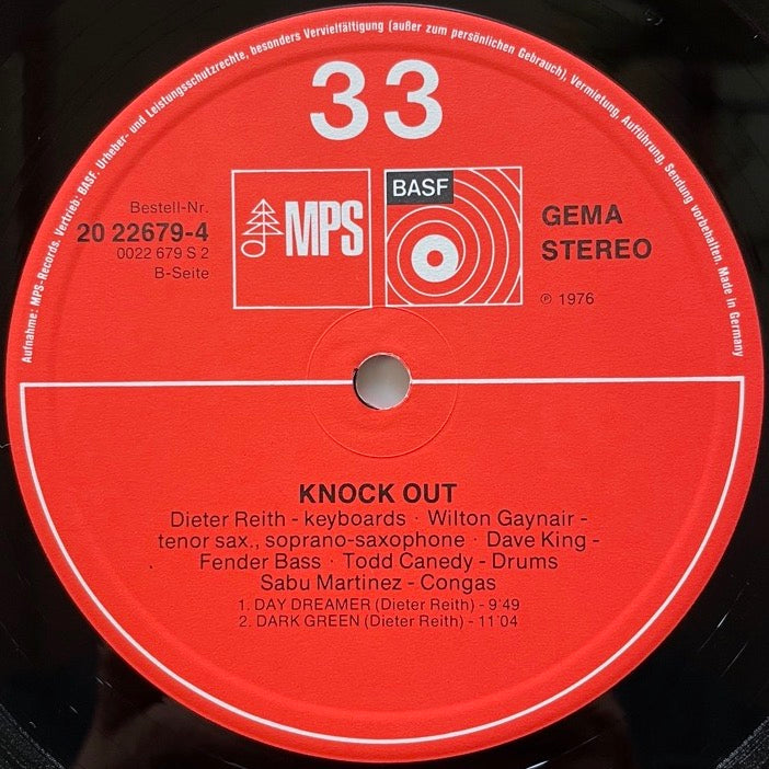 DIETER REITH / KNOCK OUT - German MPS/BASF original