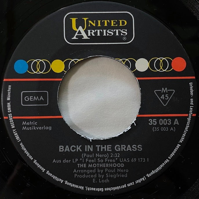 THE MOTHERHOOD / BACK IN THE GRASS (EP) - German United Artists original