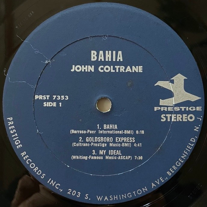 JOHN COLTRANE / BAHIA - US Prestige original VAN GELDER