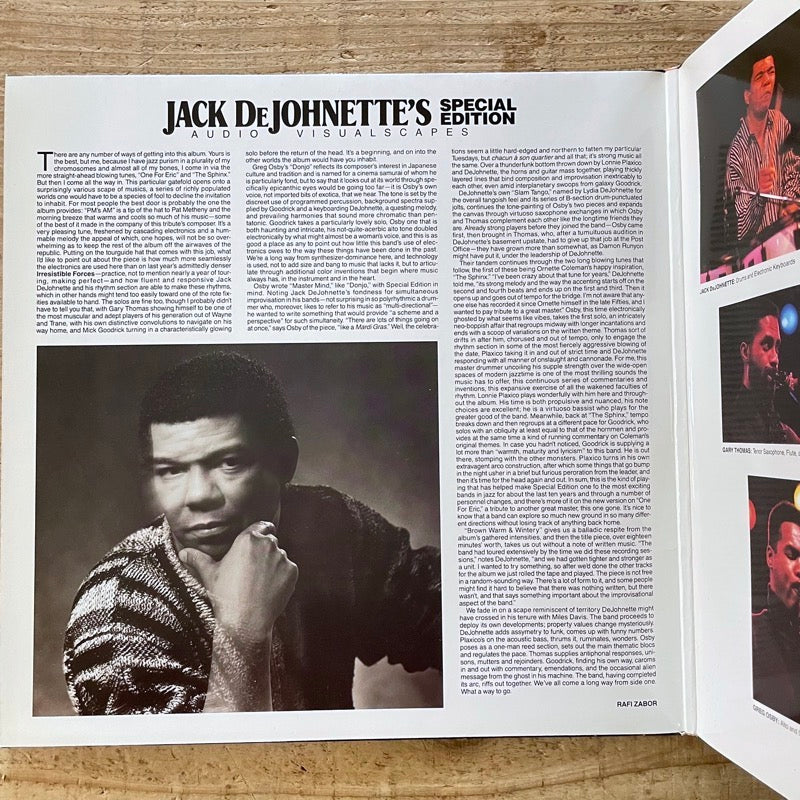JACK DeJOHNETTE'S SPECIAL EDITION / AUDIO-VISUALSCAPES (2LP) - US Impulse original