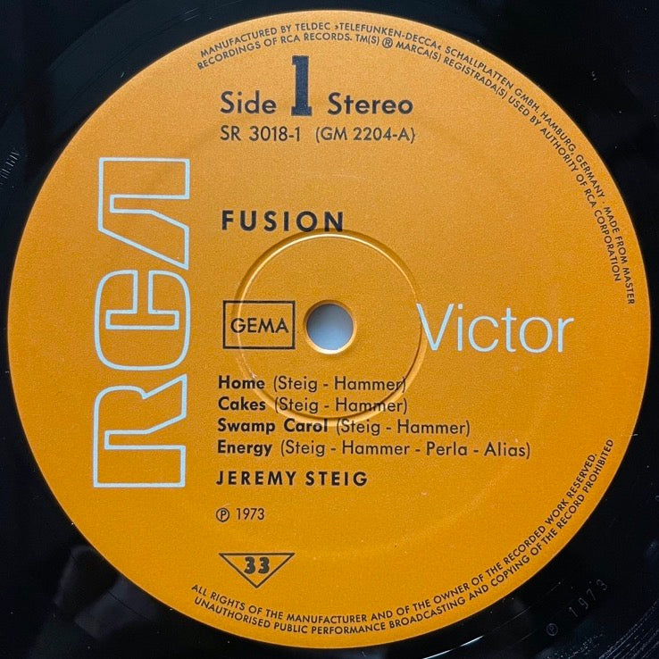 JEREMY STEIG / FUSION (2LP) - German RCA/Victor