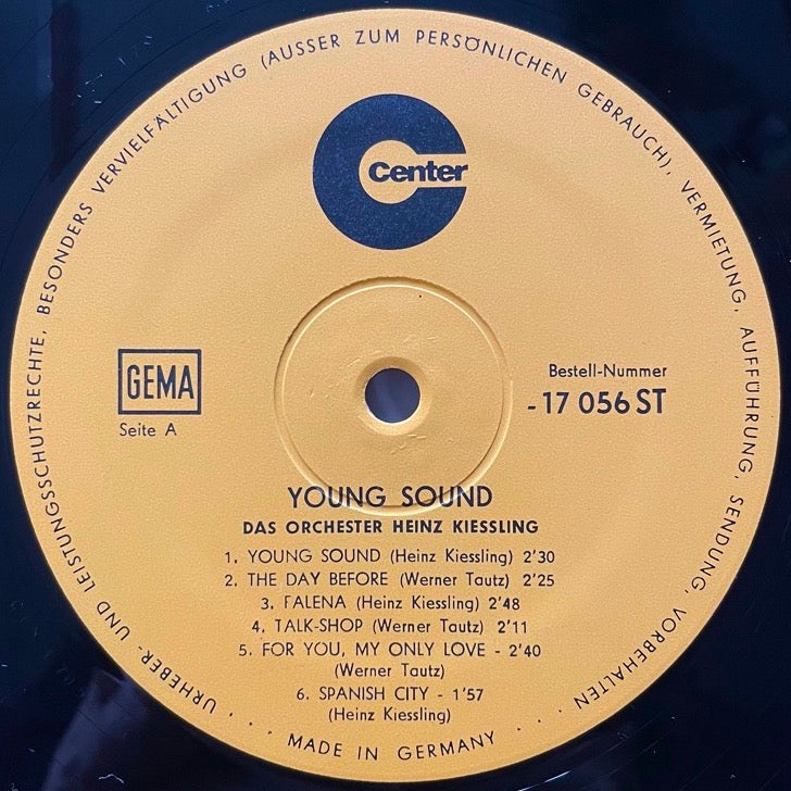 DAS ORCHESTER HEINZ KISSLING / YOUNG SOUND - German Center Original