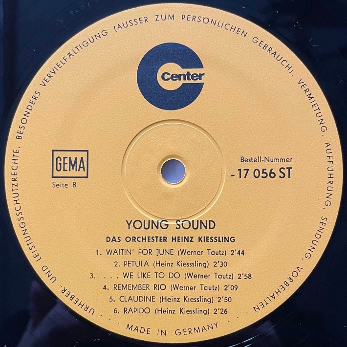 DAS ORCHESTER HEINZ KISSLING / YOUNG SOUND - German Center Original