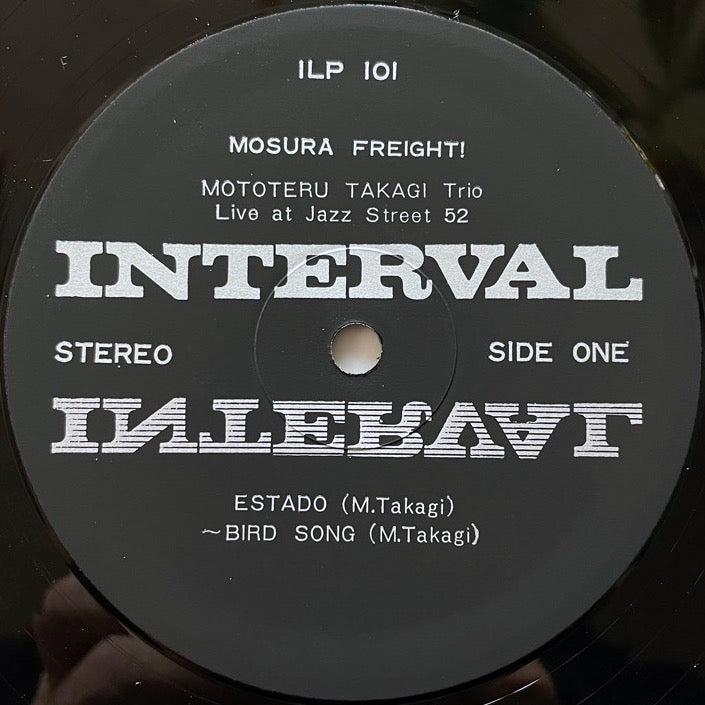 MOTOTERU TAKAGI TRIO / MOSURA FREIGHT - Japan Interval original Rare!