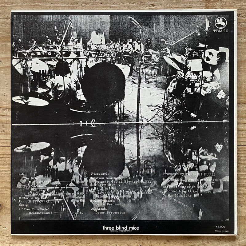 NEW DIRECTION FOR THE ARTS (MASAYUKI TAKAYANAGI) / FREE FORM SUITE - Japan Three Blind Mice original
