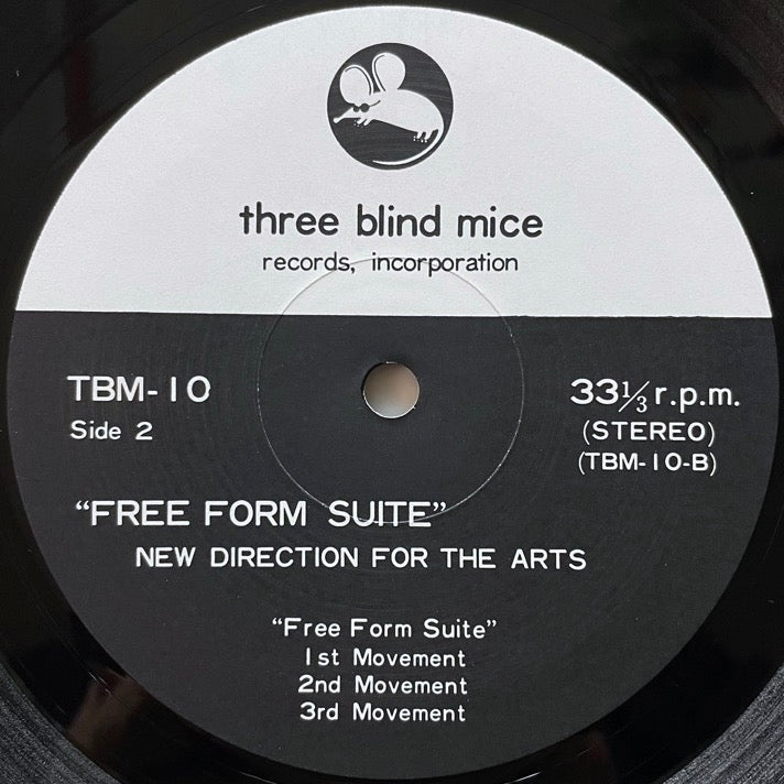 NEW DIRECTION FOR THE ARTS (MASAYUKI TAKAYANAGI) / FREE FORM SUITE - Japan Three Blind Mice original