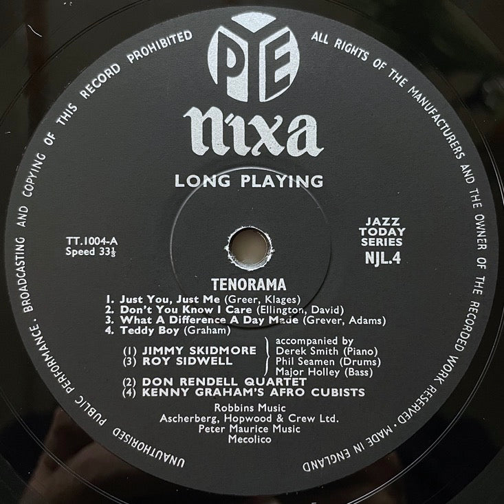 DON RENDELL QUARTET etc.. / TENORAMA - UK Pye Nixa original