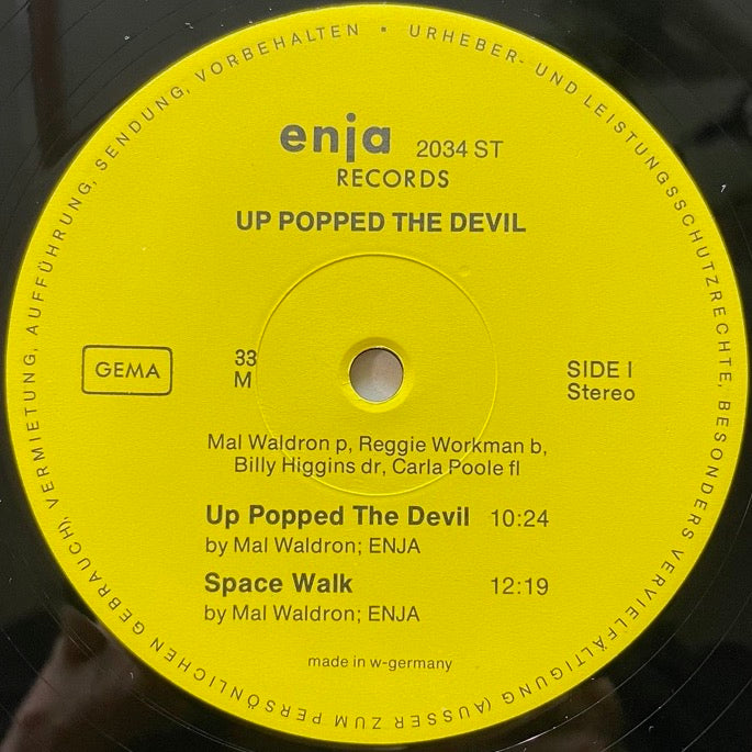 MAL WALDRON / UP POPPED THE DEVIL - German Enja Original