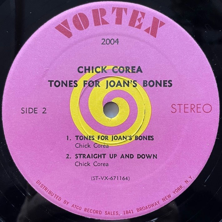 CHICK COREA / TONES FOR JOAN'S BONES - US Vortex original